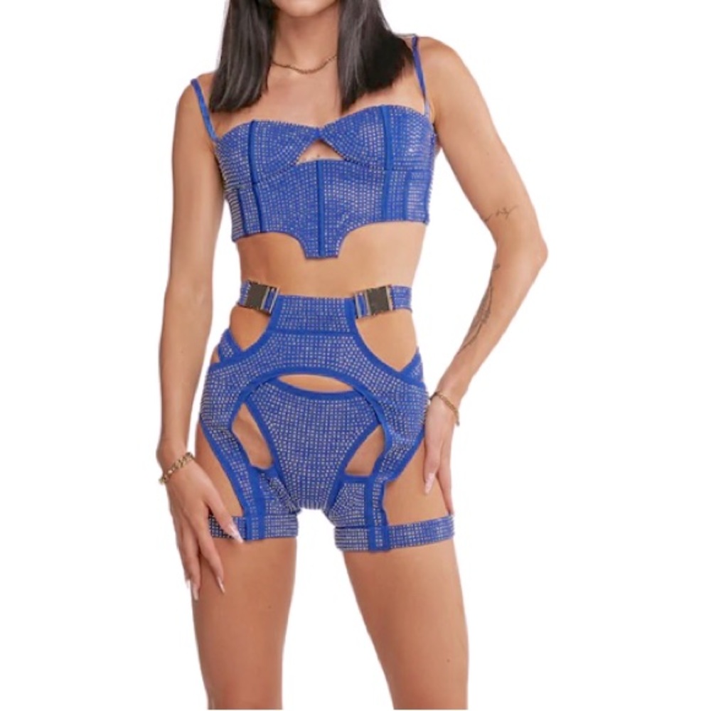 Lipt the label shorts set